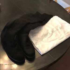 Stuart Weitzman Suede 50/50 Over the Knee Boot
